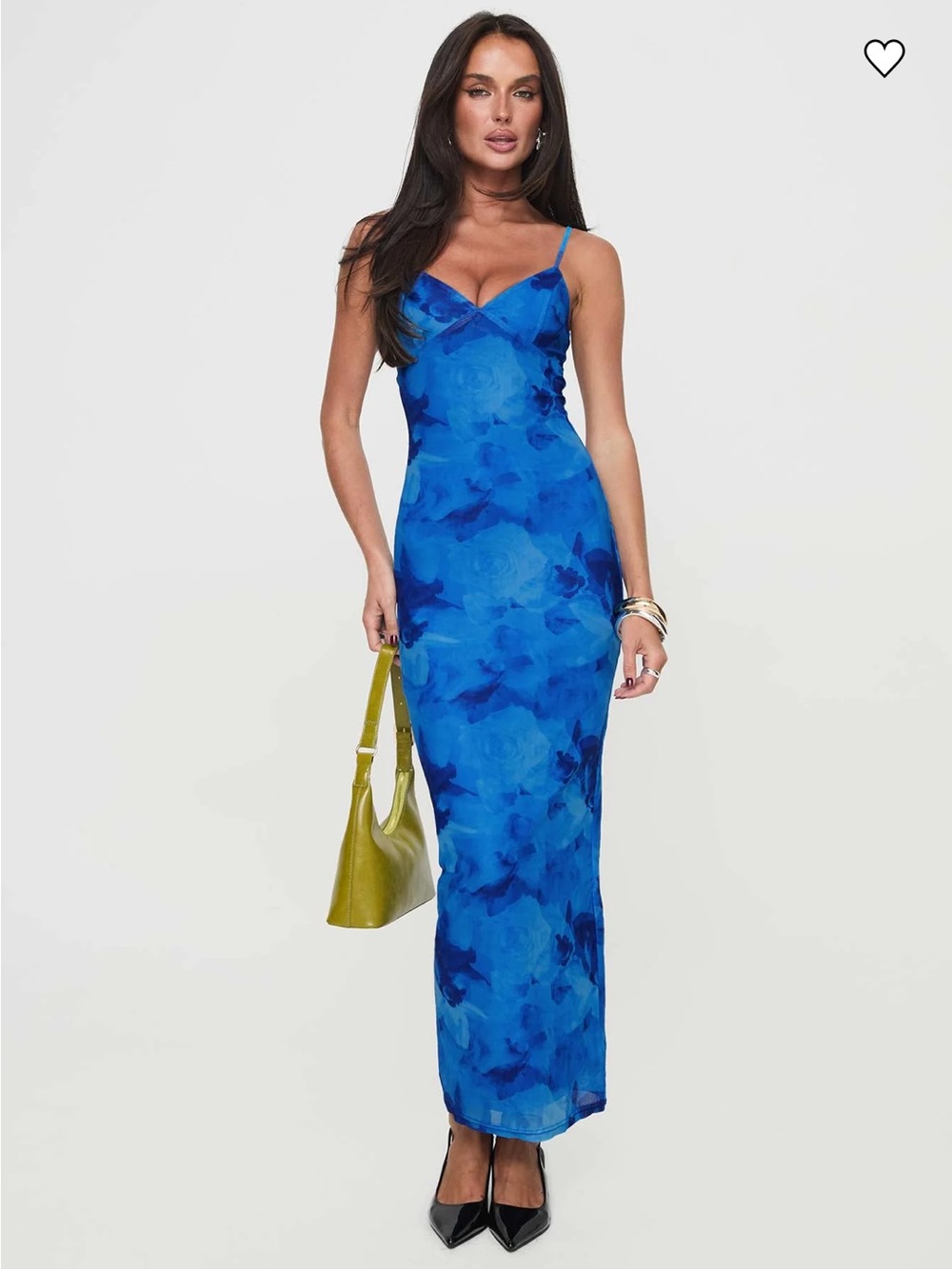 Princess Polly Hathaway Maxi Dress Blue Floral